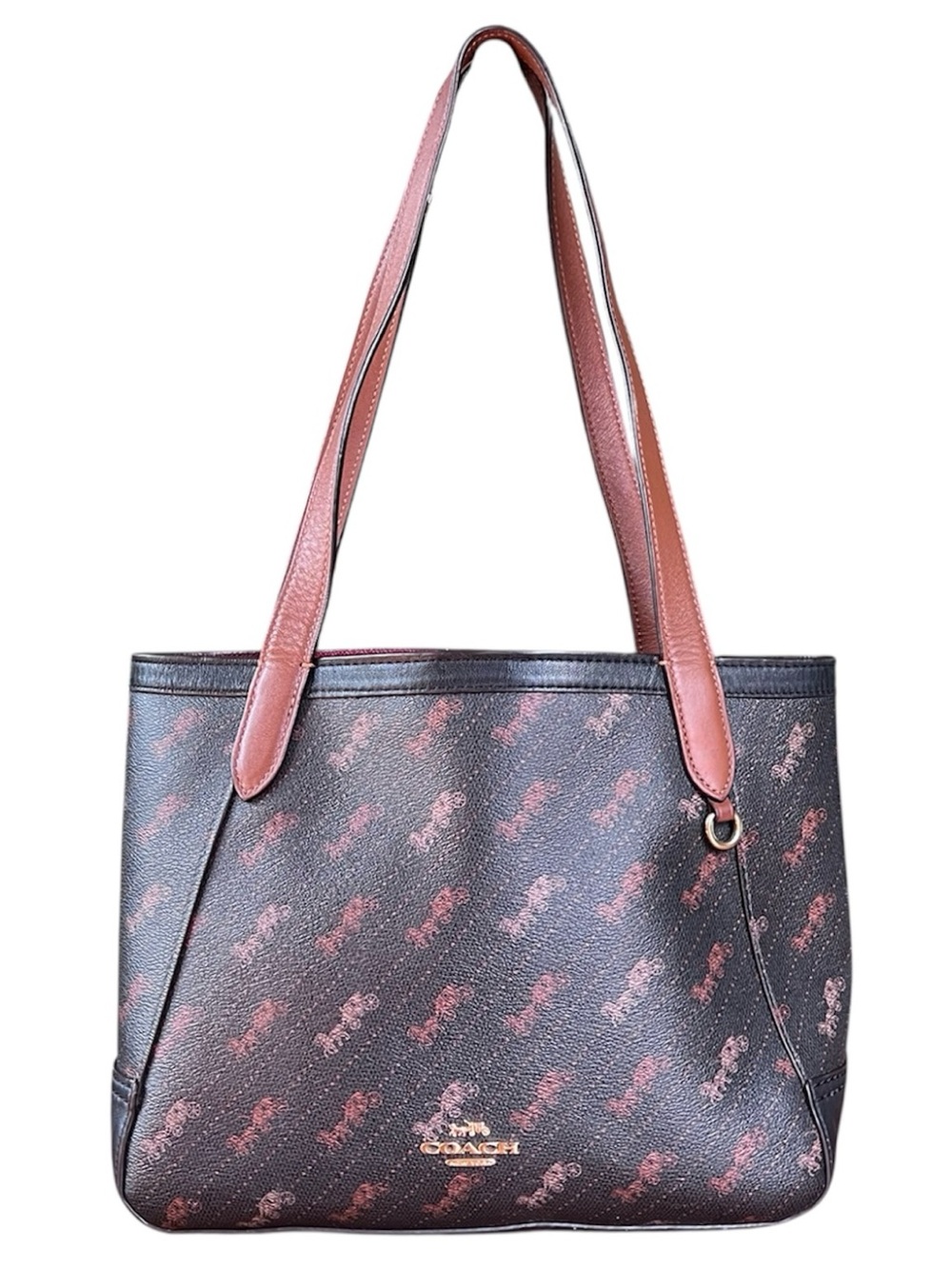 COACH Horse & Carriage Brown Tote
